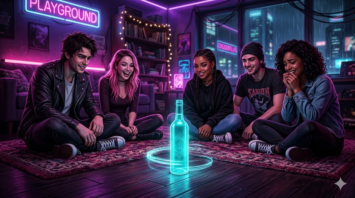 Spin the Bottle game preview